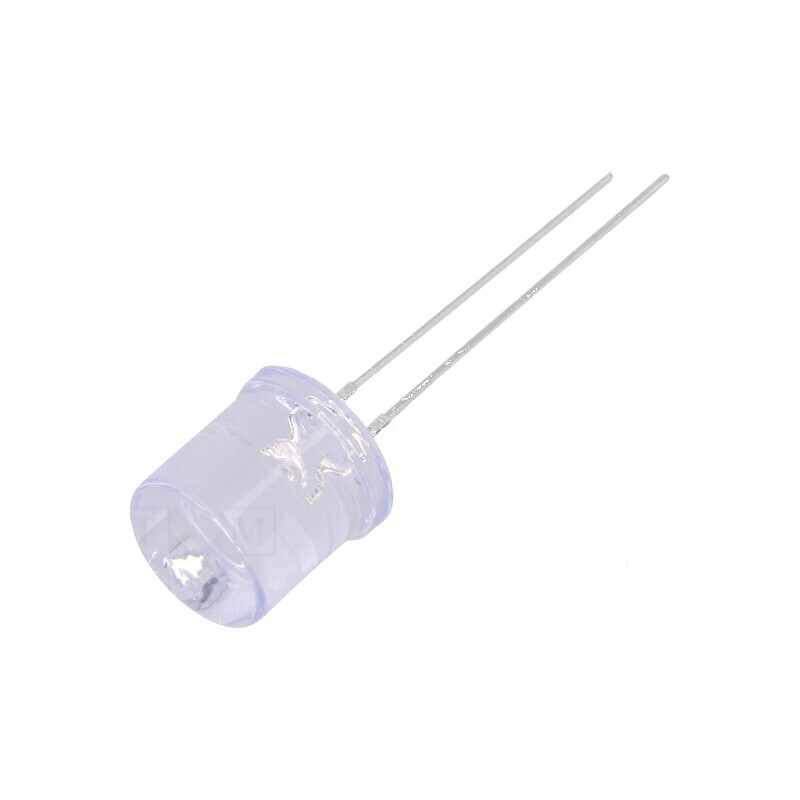 LED 10mm Albastru 750-1120mcd 100° Plat | Electronic-mag.ro | Componente Electronice