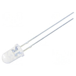 LED 5mm roșie 4200-5800mcd 15° convex | Electronic-mag.ro | Componente Electronice