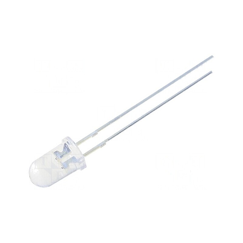 LED 5mm roșie 4200-5800mcd 15° convex | Electronic-mag.ro | Componente Electronice