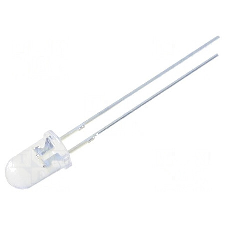 LED 5mm roșie 4200-5800mcd 15° convex | Electronic-mag.ro | Componente Electronice