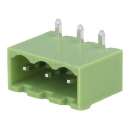 Regletă de conexiuni deconectabilă 5,08mm, 3 piste | Electronic-mag.ro | Componente Electronice