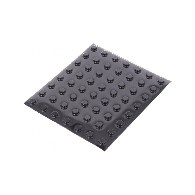 Picioruş autoadeziv poliuretan negru Ø8mm H: 2,8mm | Electronic-mag.ro | Componente Electronice