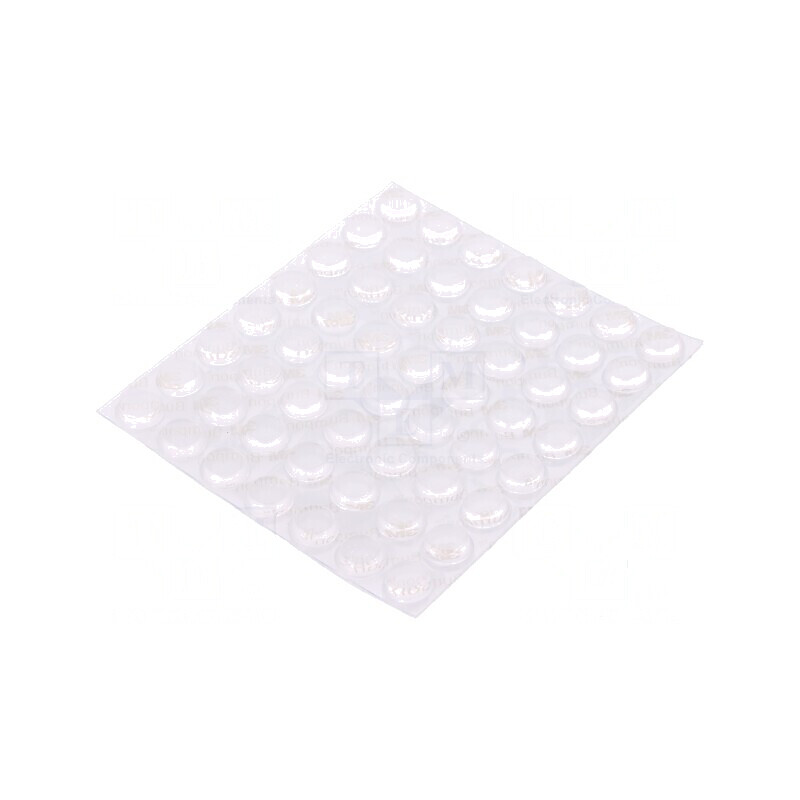 Picioruş autoadeziv transparent poliuretan H: 3,6mm Bumpon | Electronic-mag.ro | Componente Electronice