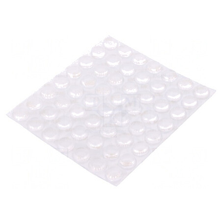Picioruş autoadeziv transparent poliuretan H: 3,6mm Bumpon | Electronic-mag.ro | Componente Electronice