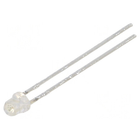 LED 3mm albastru 160-320mcd 90° convex 90mW | Electronic-mag.ro | Componente Electronice