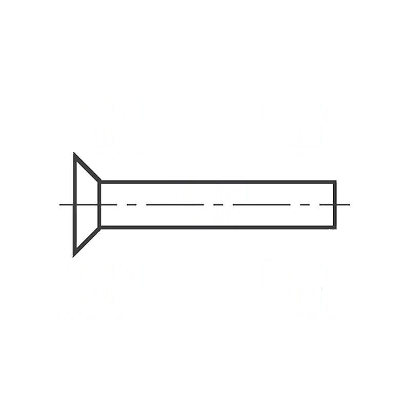 Diblu aluminiu 3mm x 6mm BN 318 | Electronic-mag.ro | Componente Electronice