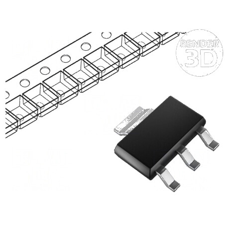 Stabilizator de tensiune LDO liniar 3,3V 1A nereglabil | Electronic-mag.ro | Componente Electronice