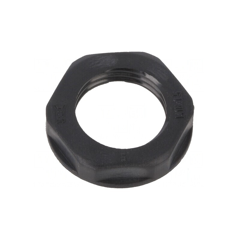 Piuliță M16 din poliamidă neagră - 20÷90°C, filet metric, pas 1,5 | Electronic-mag.ro | Componente Electronice Piuliță M16 din poliamidă neagră - 20÷90°C, filet metric, pas 1,5 | Electronic-mag.ro | Componente Electronice