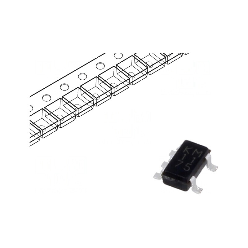 Circuit de supraveghere CMOS SSOP5 cu stare activă redusă | Electronic-mag.ro | Componente Electronice