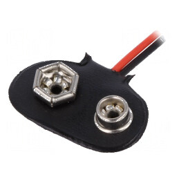 Conector 6F22 cu cablu de 0,09m | Electronic-mag.ro | Componente Electronice