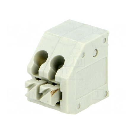 Regletă de conexiuni pentru PCB unghi 45° 3,5mm 2 piste 5A | Electronic-mag.ro | Componente Electronice