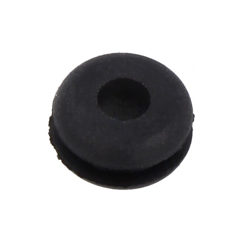Manșon din gumă neagră Øorif 6,35mm Øorif 3,18mm | Electronic-mag.ro | Componente Electronice