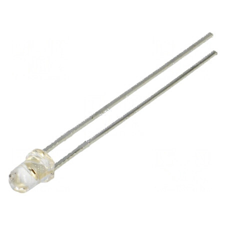LED 3mm portocalie 1300mcd 20° convex | Electronic-mag.ro | Componente Electronice