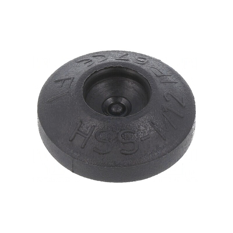 Manşon elastomer termoplastic TPE negru 12mm | Electronic-mag.ro | Componente Electronice