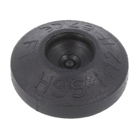 Manşon elastomer termoplastic TPE negru 12mm | Electronic-mag.ro | Componente Electronice