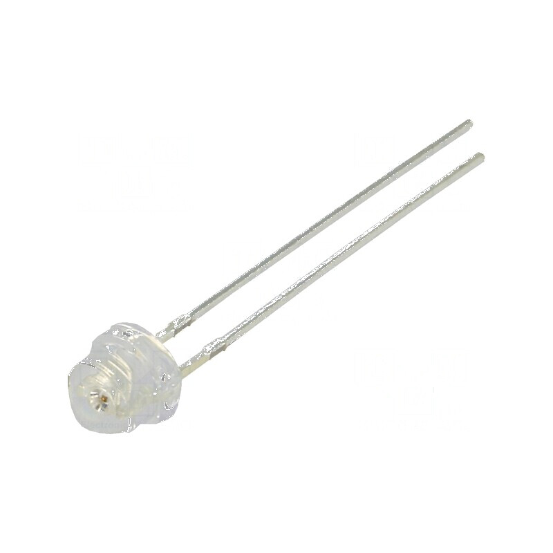 LED 4,8mm roșie 3000÷4200mcd 100° convex | Electronic-mag.ro | Componente Electronice