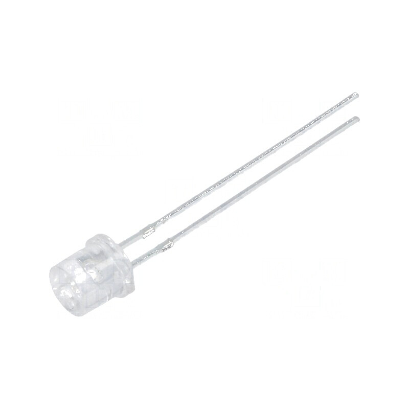 LED 5mm verde 1560-2000mcd 140° plat | Electronic-mag.ro | Componente Electronice