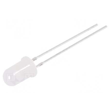 LED 5mm roșie 220-330mcd 60° convex | Electronic-mag.ro | Componente Electronice
