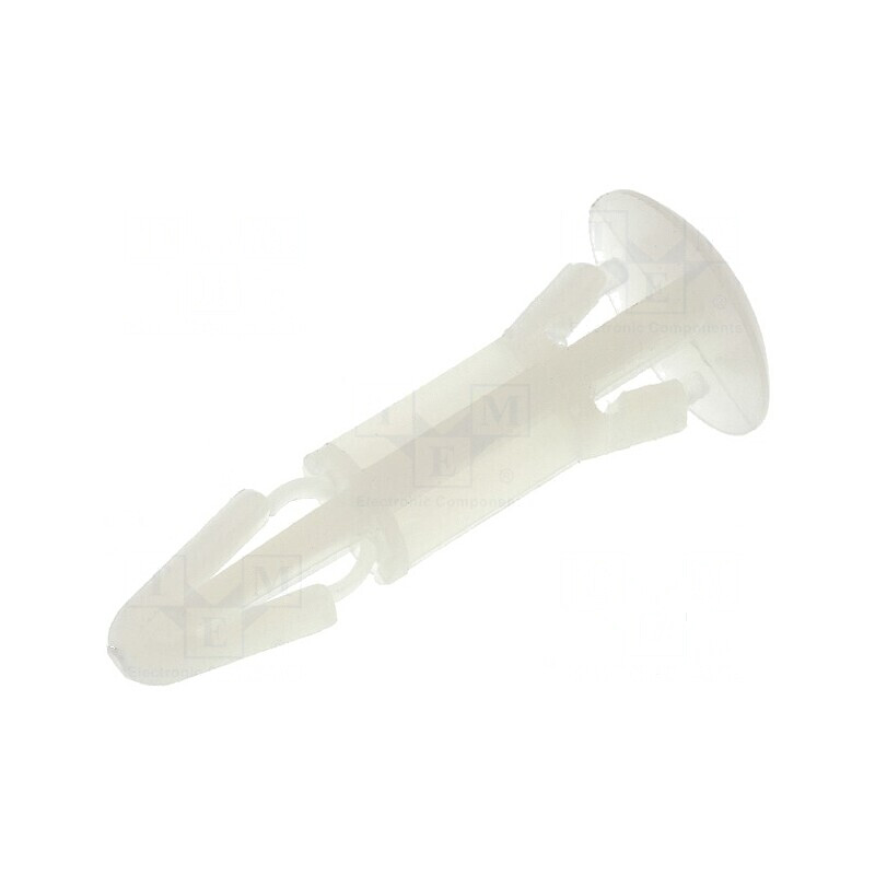 Ştift de montare poliamidă 12mm pentru clichet natural | Electronic-mag.ro | Componente Electronice