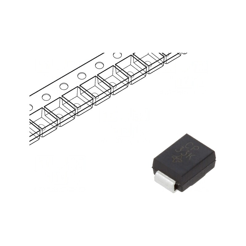 Diodă TVS 600W 42,1V 10,3A Bidirecțională SMB Bandă | Electronic-mag.ro | Componente Electronice Diodă TVS 600W 42,1V 10,3A Bidirecțională SMB Bandă | Electronic-mag.ro | Componente Electronice