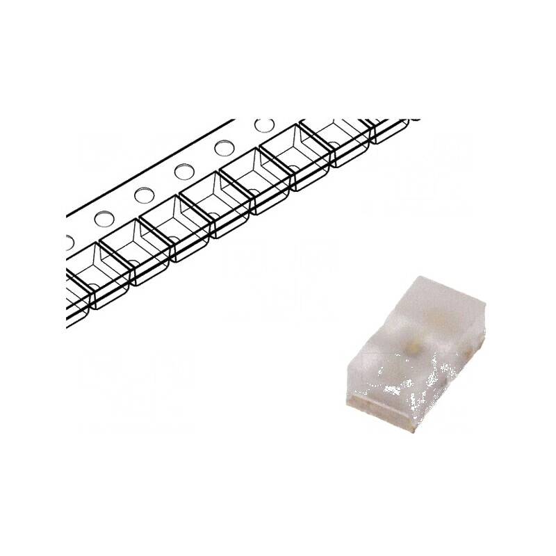 LED SMD 0603 portocalie 2mA 1,6x0,8x0,6mm 80° | Electronic-mag.ro | Componente Electronice