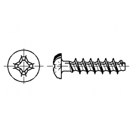 Şurub pentru plastic 2,2x16mm Cap buton Phillips PH1 oţel zincat | Electronic-mag.ro | Componente Electronice