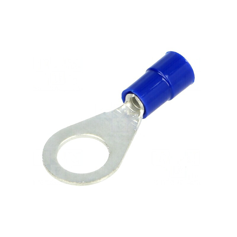 Vârf inelar M8 Ø 8,2mm pentru cablu izolată 1,5÷2,5mm² crimpat | Electronic-mag.ro | Componente Electronice