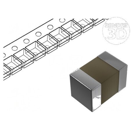 Condensator ceramic MLCC 2,2nF 1kV X7R ±10% SMD 0805 | Electronic-mag.ro | Componente Electronice