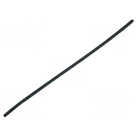 Manșon termocontractabil 2:1 3,2mm L: 1m negru fără adeziv | Electronic-mag.ro | Componente Electronice