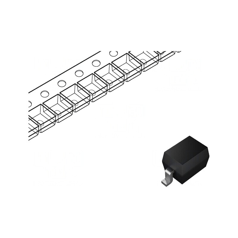 Diodă redresoare SMD 1kV 1A 75ns DO214AC Ufmax 2,1V | Electronic-mag.ro | Componente Electronice