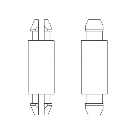 Distanțier PCB poliamidă 66 6,4mm clichet | Electronic-mag.ro | Componente Electronice