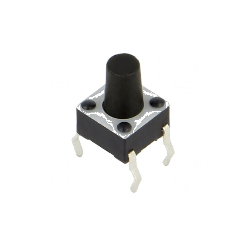 Microîntrerupător TACT SPST-NO 0,05A/24VDC THT 1,57N Poz: 2 | Electronic-mag.ro | Componente Electronice