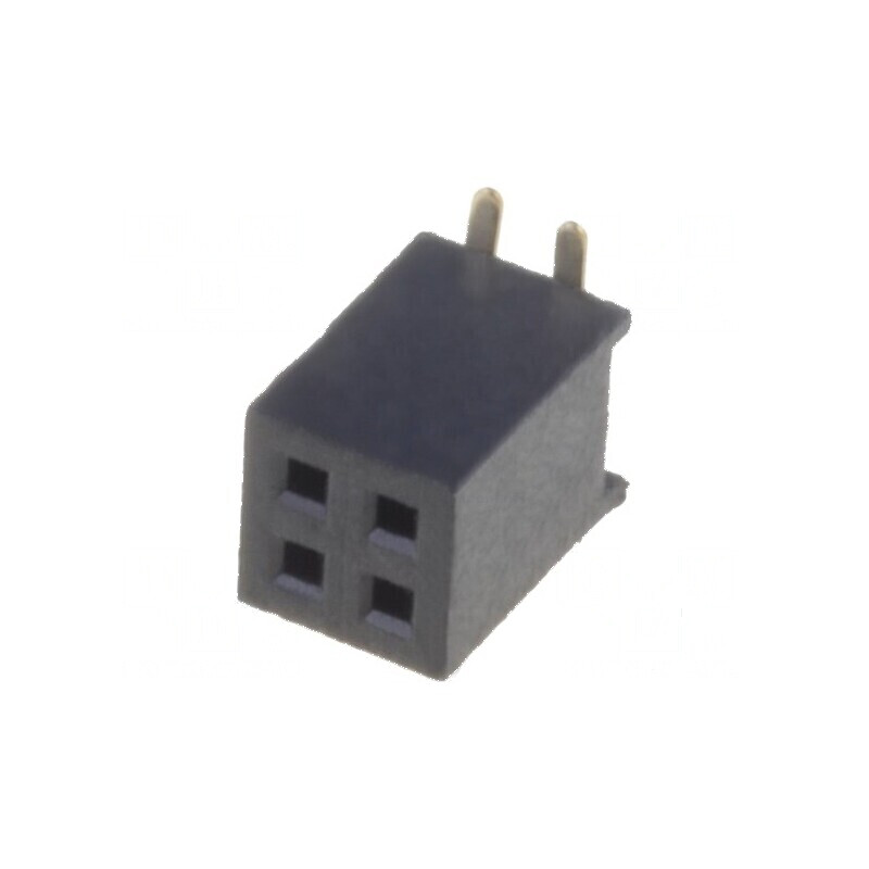 Conector şiruri pini soclu mamă 4 PIN 1,27mm SMT 2x2 | Electronic-mag.ro | Componente Electronice