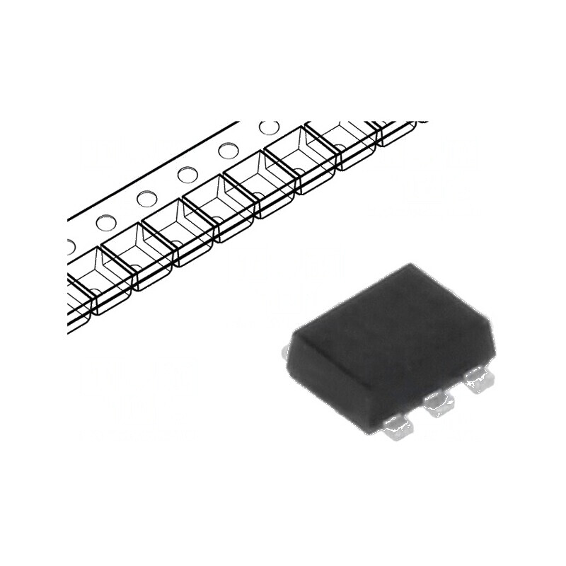 Diodă TVS rețea 6,1V 150W SOT666 ESD | Electronic-mag.ro | Componente Electronice Diodă TVS rețea 6,1V 150W SOT666 ESD | Electronic-mag.ro | Componente Electronice