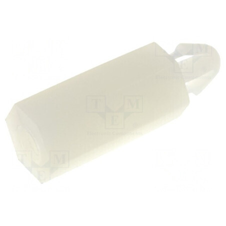 Distanțier PCB poliamidă 12mm naturală, Cheie 5,5mm | Electronic-mag.ro | Componente Electronice