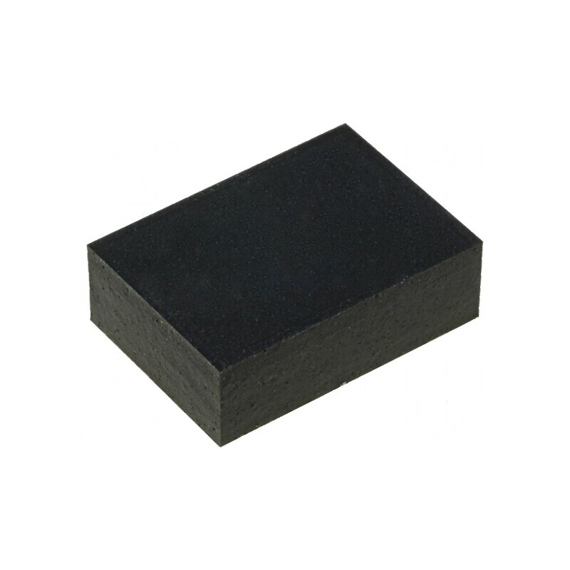 Picioruş autoadeziv negru 6,5mm x 20mm x 14mm | Electronic-mag.ro | Componente Electronice