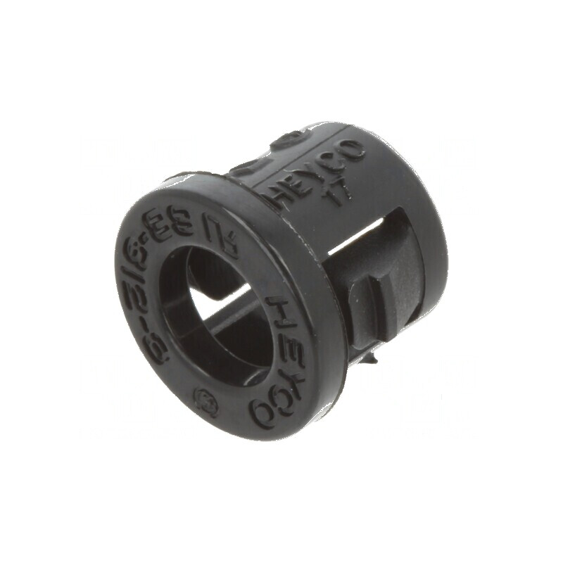 Manșon poliamidă neagră Øorif.mont 7,9mm Øorif 4,75mm | Electronic-mag.ro | Componente Electronice