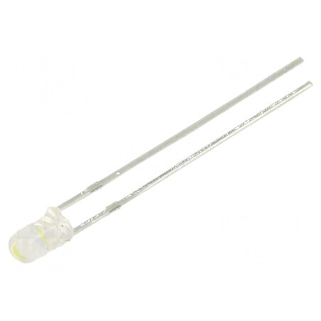 LED 3mm alb rece 8000-16500mcd 36° 2,8-3,4VDC 60mW | Electronic-mag.ro | Componente Electronice