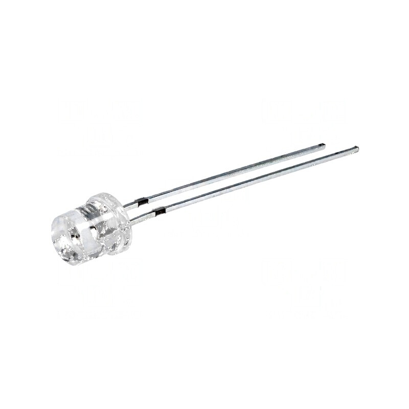 LED 5mm roșie 750-1000mcd 140° plat | Electronic-mag.ro | Componente Electronice
