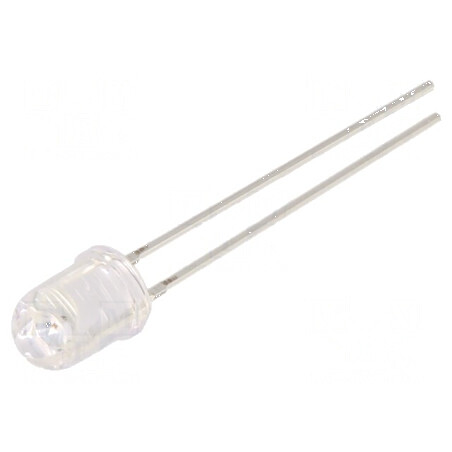 LED roșie 5,1mm 5800-7000mcd 30° convex 78mW | Electronic-mag.ro | Componente Electronice