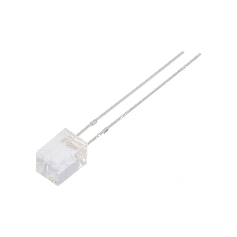 LED dreptunghiular 5x5x7mm roșu 750-1000mcd 140° 20mA | Electronic-mag.ro | Componente Electronice