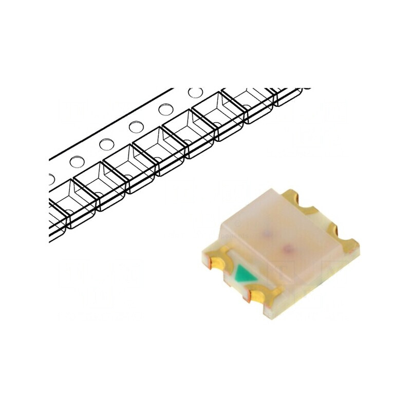 LED SMD 1206 roșie/verde 3,2x2,7mm 5mA | Electronic-mag.ro | Componente Electronice LED SMD 1206 roșie/verde 3,2x2,7mm 5mA | Electronic-mag.ro | Componente Electronice