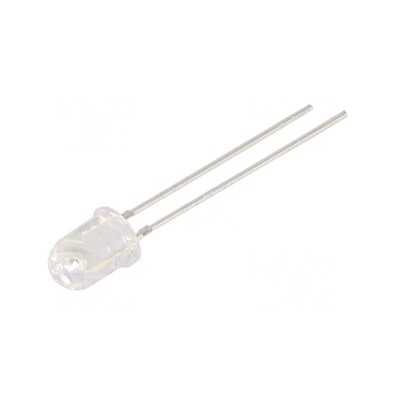 LED galben 5,1mm 5800-7000mcd 30° convex | Electronic-mag.ro | Componente Electronice
