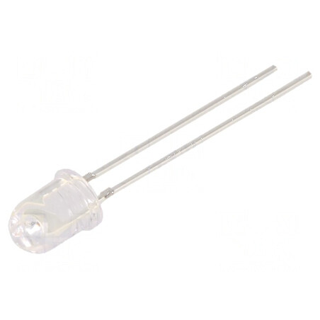 LED galben 5,1mm 5800-7000mcd 30° convex | Electronic-mag.ro | Componente Electronice