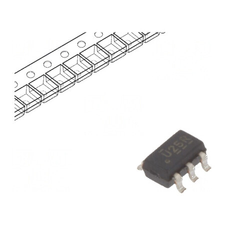 Buffer digital IC CMOS SMD SOT23 0,8-2,7VDC | Electronic-mag.ro | Componente Electronice