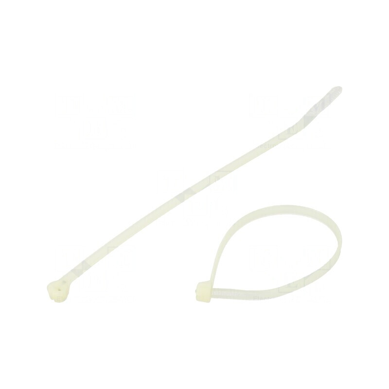 Colier de strângere poliamidă L: 186mm W: 4,8mm | Electronic-mag.ro | Componente Electronice