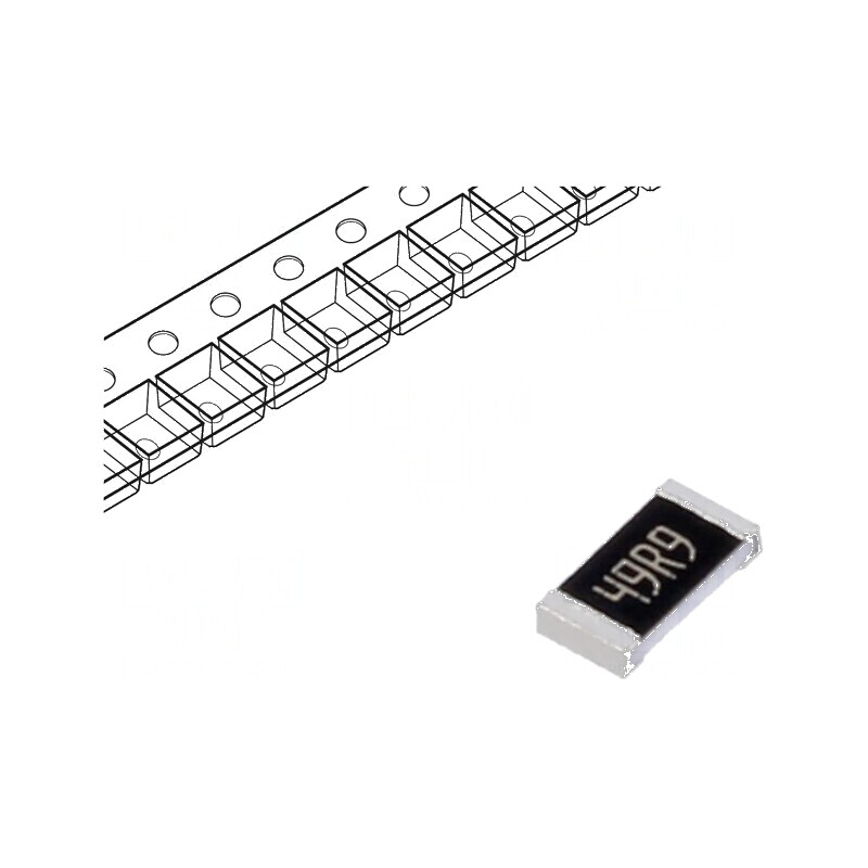 Rezistor SMD 1206 49,9Ω 250mW ±0,1% thin film de precizie | Electronic-mag.ro | Componente Electronice