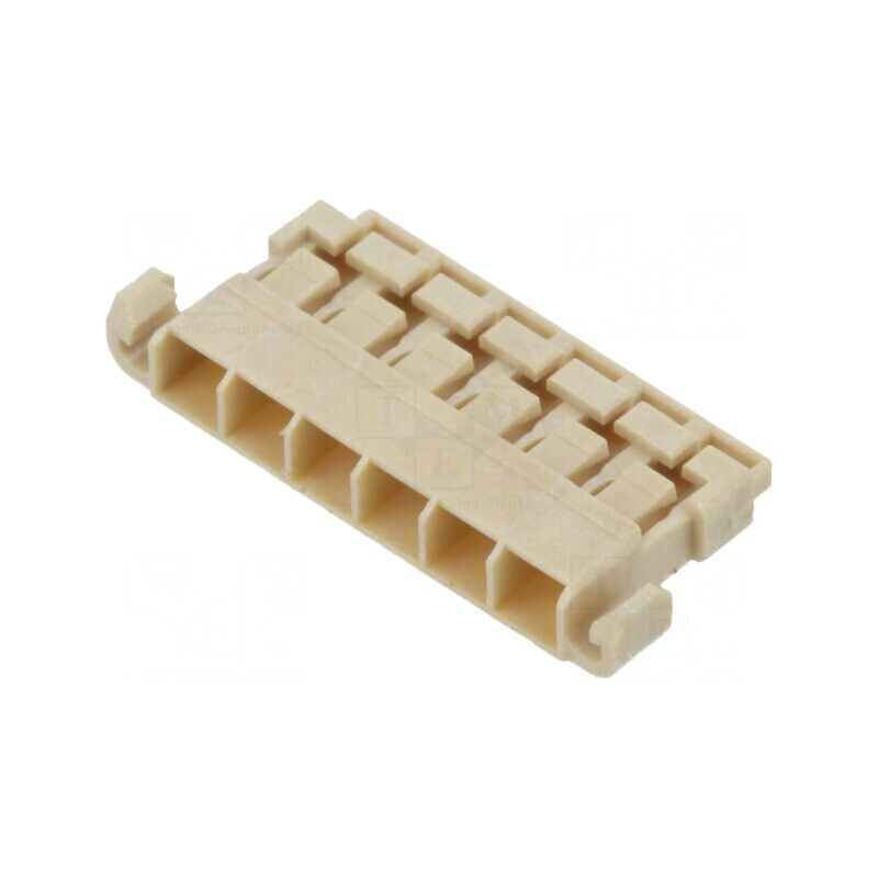 Conector cablu-placă DF65 mufă mamă 6 pini fără contacte | Electronic-mag.ro | Componente Electronice