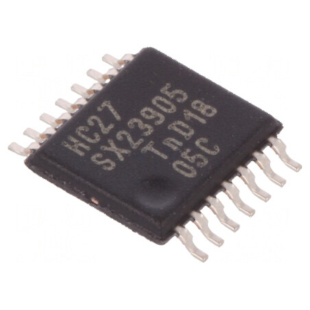 IC digital NOR 3 IN 3 CMOS SMD TSSOP14 2-6VDC -40-125°C | Electronic-mag.ro | Componente Electronice