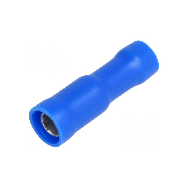 Terminal rotund mamă Ø 4mm 1,5÷2,5mm² crimpat pe cablu | Electronic-mag.ro | Componente Electronice